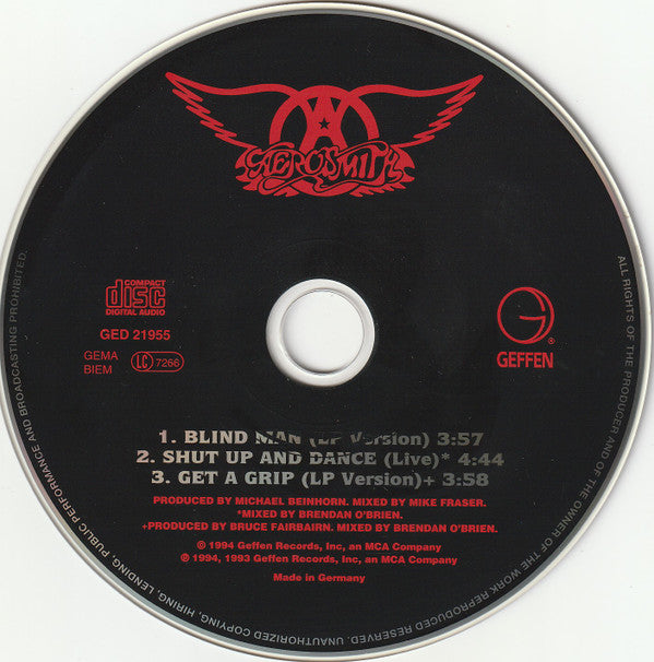 Aerosmith : Blind Man (CD, Maxi)