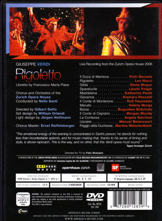 Giuseppe Verdi : Rigoletto (DVD-V, NTSC)