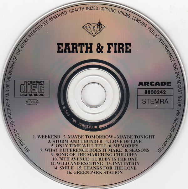Earth And Fire : Diamond Star Collection (CD, Comp)