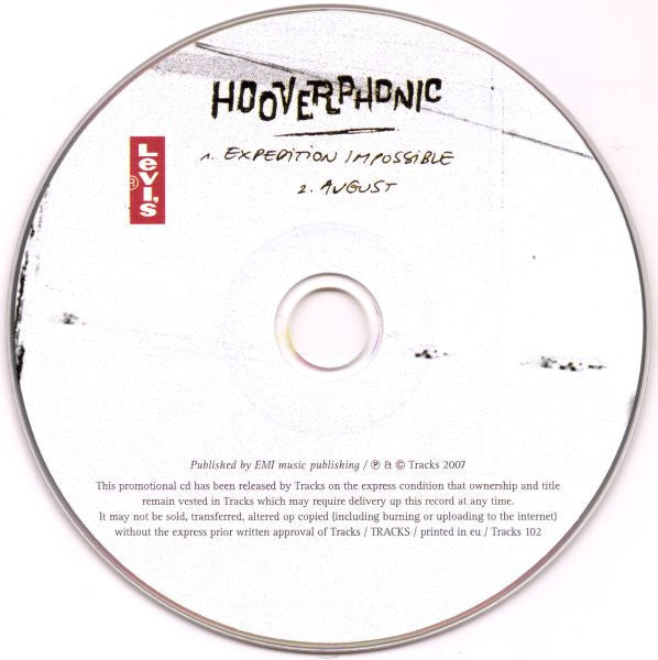 Hooverphonic : Expedition Impossible (CD, Maxi, Promo)