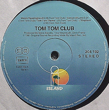 Tom Tom Club : Tom Tom Club (LP, Album)