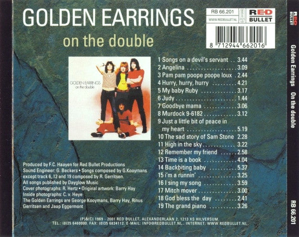 Golden Earring : On The Double (CD, Album, RE)