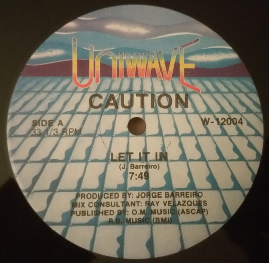 Caution : Let It In (12")