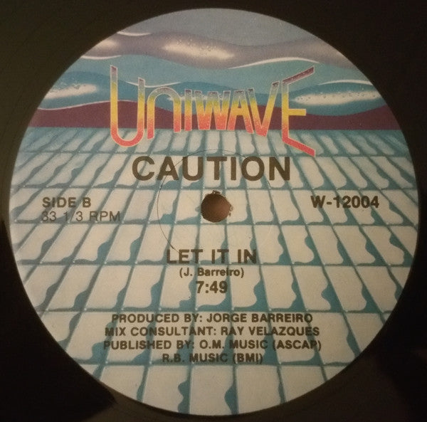 Caution : Let It In (12")