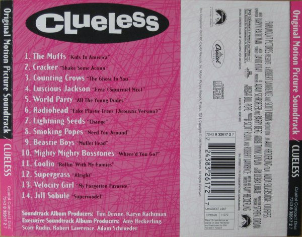 Various : Clueless (Original Motion Picture Soundtrack) (CD, Comp)