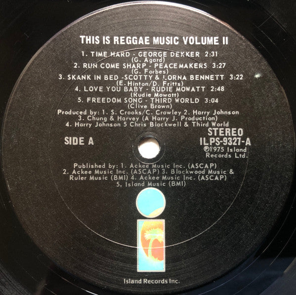 Various : This Is Reggae Music Vol. 2 (LP, Comp, Pit)