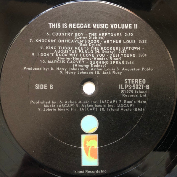 Various : This Is Reggae Music Vol. 2 (LP, Comp, Pit)