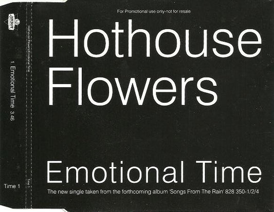 Hothouse Flowers : Emotional Time (CD, Single, Promo)