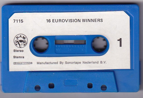 Unknown Artist : 16 Eurovision Winners (Cass, Comp)