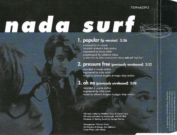 Nada Surf : Popular (CD, Single)