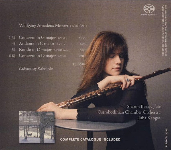Sharon Bezaly, Wolfgang Amadeus Mozart, Ostrobothnian Chamber Orchestra • Juha Kangas : Flute Concertos • Rondo • Andante (SACD, Hybrid, Multichannel, Album)