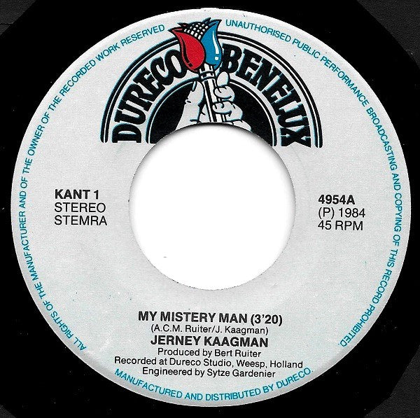 Jerney Kaagman : My Mistery Man (7", Single)