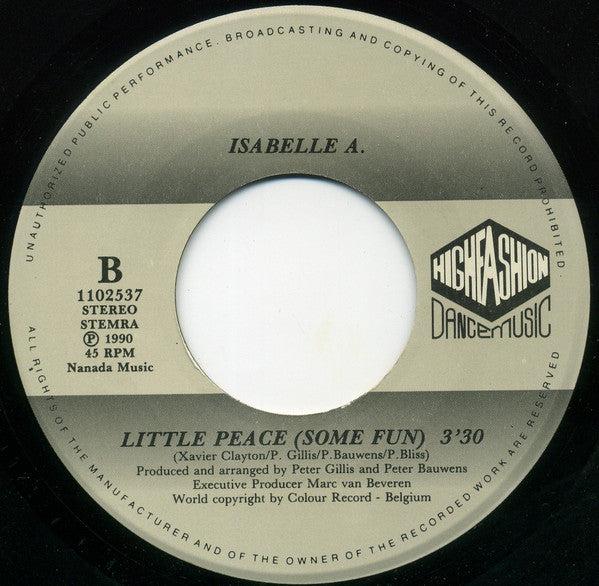 Isabelle A : Hé Lekker Beest (7", Single)