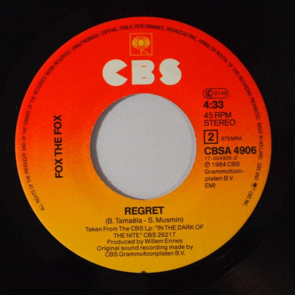 Fox The Fox : Stealin' (My Heart Away) (7", Single)