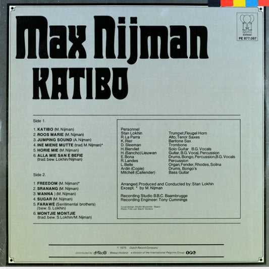 Max Nijman : Katibo (LP, Album)