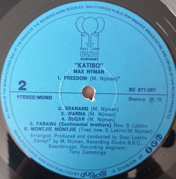 Max Nijman : Katibo (LP, Album)