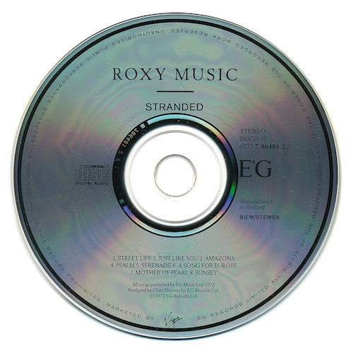 Roxy Music : Stranded (CD, Album, RE)