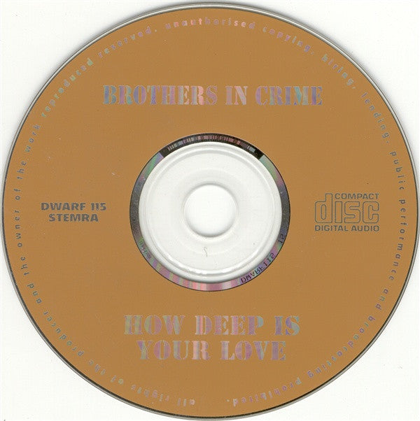 Brothers In Crime : How Deep Is Your Love (CD, Maxi)