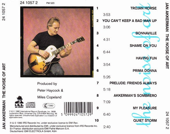 Jan Akkerman : The Noise Of Art (CD, Album)