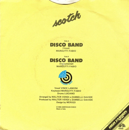 Scotch : Disco Band (7")