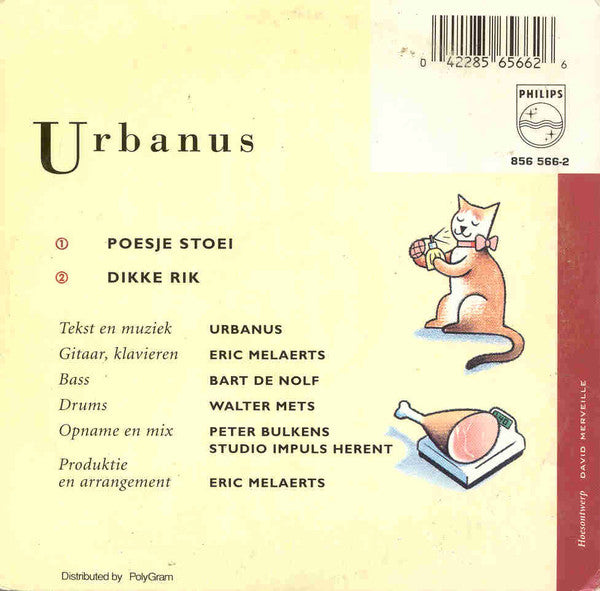 Urbanus : Poesje Stoei (CD, Single)