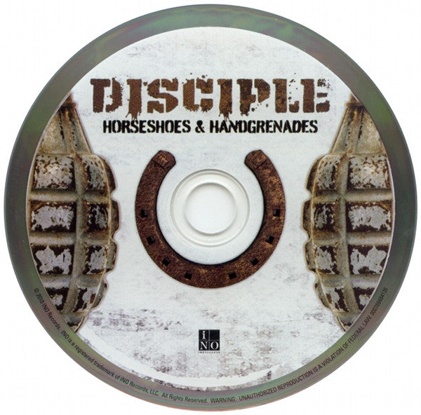 Disciple (2) : Horseshoes & Handgrenades (CD, Album)