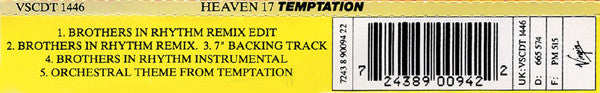 Heaven 17 : Temptation (Brothers In Rhythm Remix) (CD, Single)