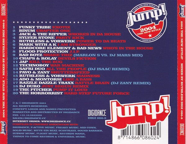 DJ Ruthless : Jump! - 2004 The New Style (CD, Mixed)