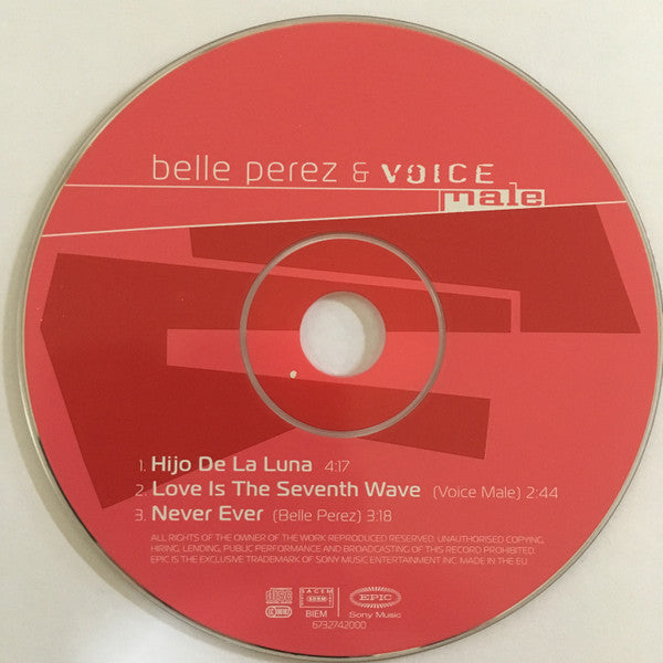 Belle Perez & Voice Male : Hijo De La Luna (CD, Single)