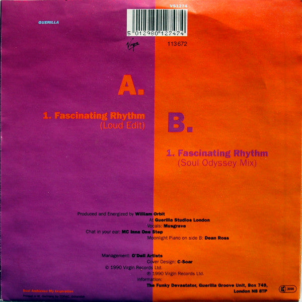 Bassomatic : Fascinating Rhythm (7", Single)