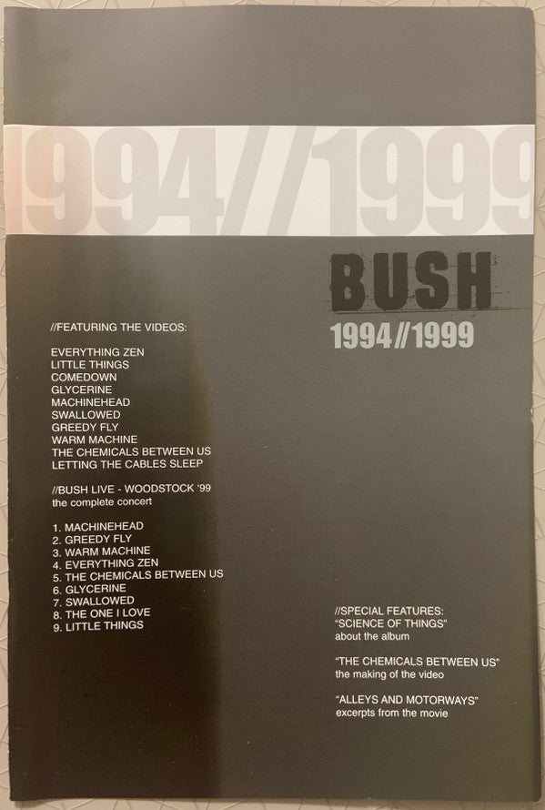 Bush : 1994 // 1999 (DVD-V, Comp, NTSC)