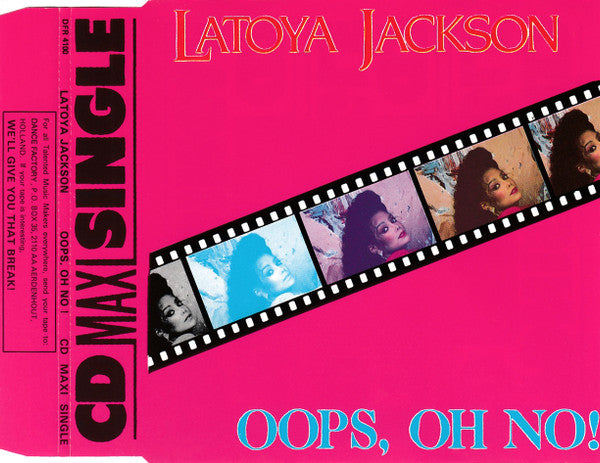 La Toya Jackson : Oops, Oh No! (CD, Maxi)