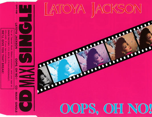 La Toya Jackson : Oops, Oh No! (CD, Maxi)