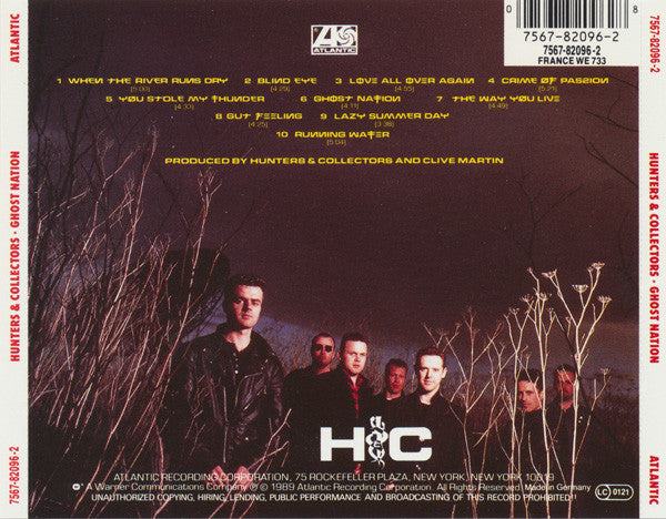 Hunters & Collectors : Ghost Nation (CD, Album)