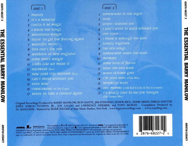 Barry Manilow : The Essential Barry Manilow (2xCD, Comp)