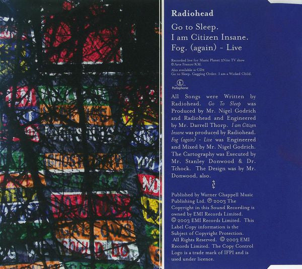 Radiohead : Go To Sleep (CD, Single, Copy Prot., CD1)