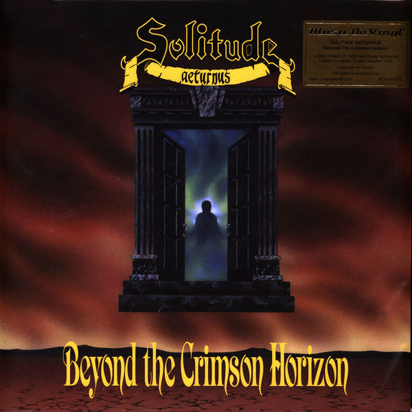 Solitude Aeturnus : Beyond The Crimson Horizon (LP, Album, Ltd, Num, RE, Pur)