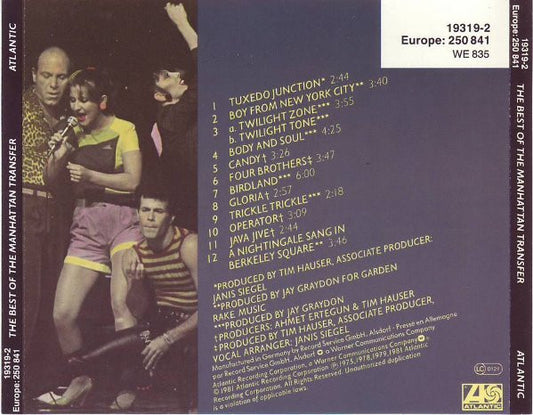 The Manhattan Transfer : The Best Of The Manhattan Transfer (CD, Comp)