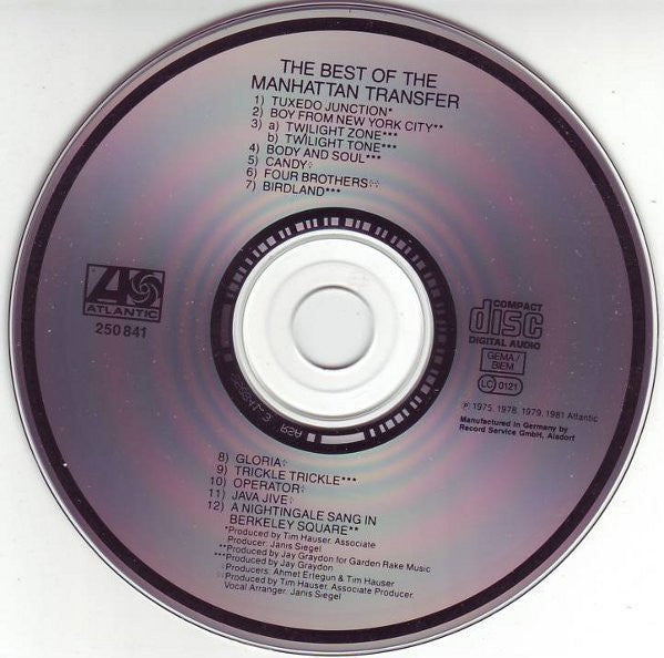 The Manhattan Transfer : The Best Of The Manhattan Transfer (CD, Comp)