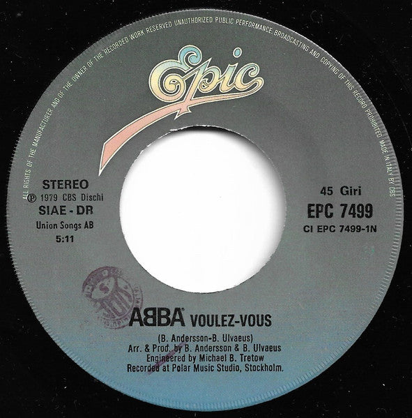ABBA : Voulez-Vous / Angeleyes (7", Single)