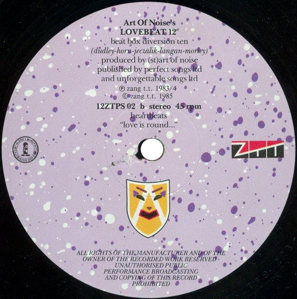 The Art Of Noise : Moments In Love (Beaten) (12")