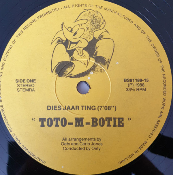 Toto-M-Botie : Dies Jaar Ting (12")