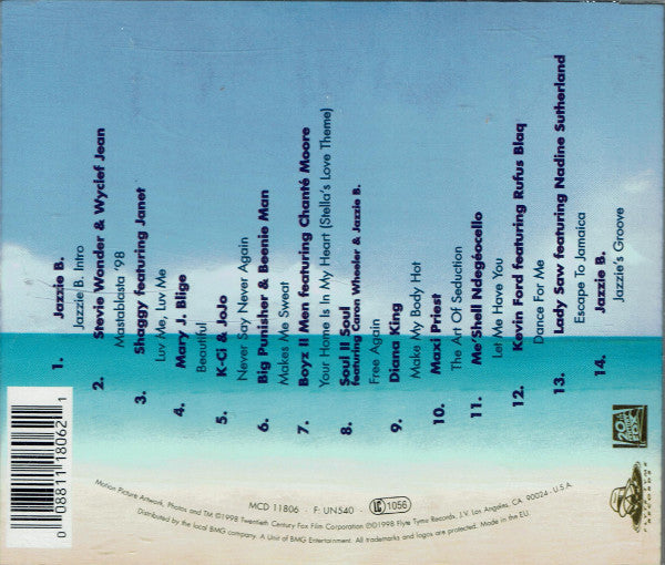 Various : How Stella Got Her Groove Back Soundtrack: Music From The Motion Picture (CD, Album)