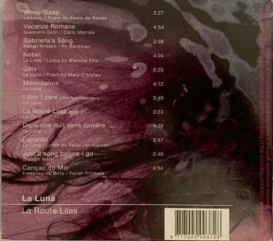 La Luna (16) : La Route Lilas (CD, Album)