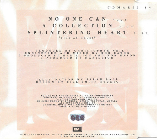 Marillion : No One Can (CD, Single)