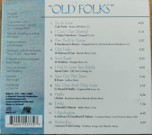 Trio Jan Rath : "Old Folks" (CD, Album, dig)