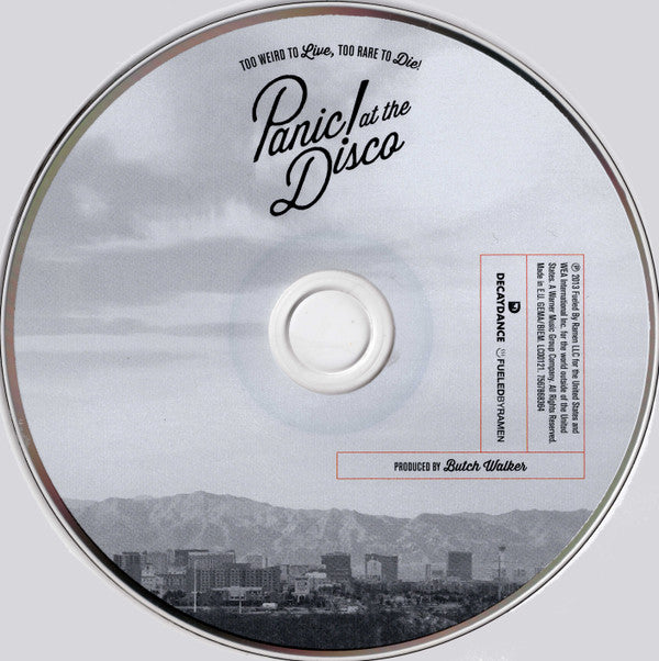Panic! At The Disco : Too Weird To Live, Too Rare To Die! (CD, Album)