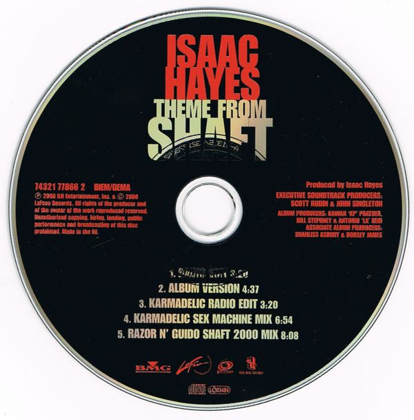 Isaac Hayes : Theme From Shaft (CD, Maxi)