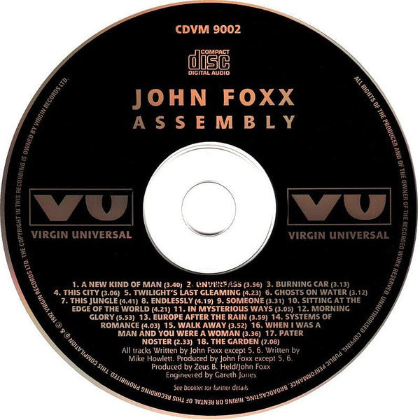 John Foxx : Assembly (CD, Comp, RM)