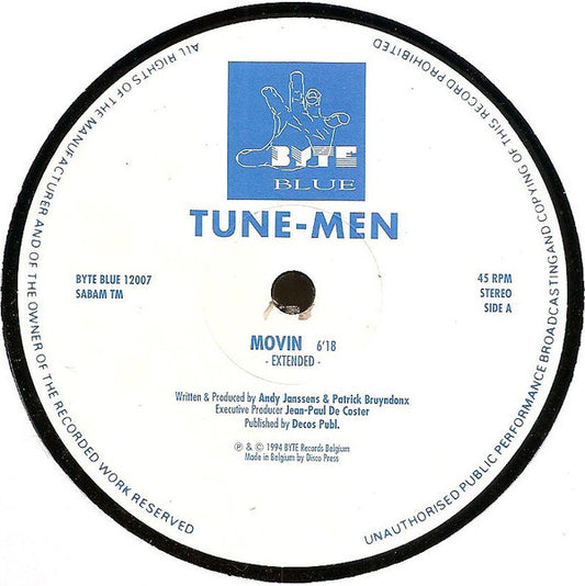 Tune Men : Movin' (12")